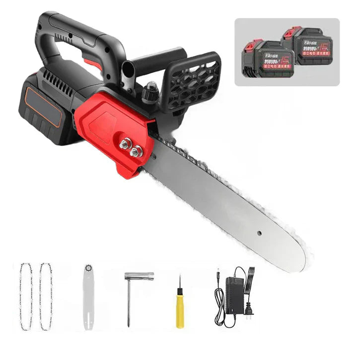 đ„âšAkku-KettensĂ€ge mit Reinkupfer-Motor â leistungsstark, sicher & vielseitig â fĂŒr Garten & Holz