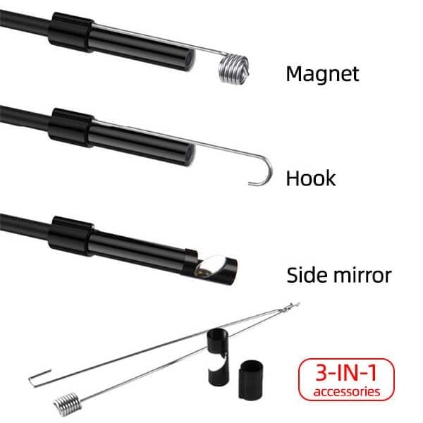 đ„ 3 in 1 Endoskop, kann fĂŒr physikalische Exploration verwendet werden