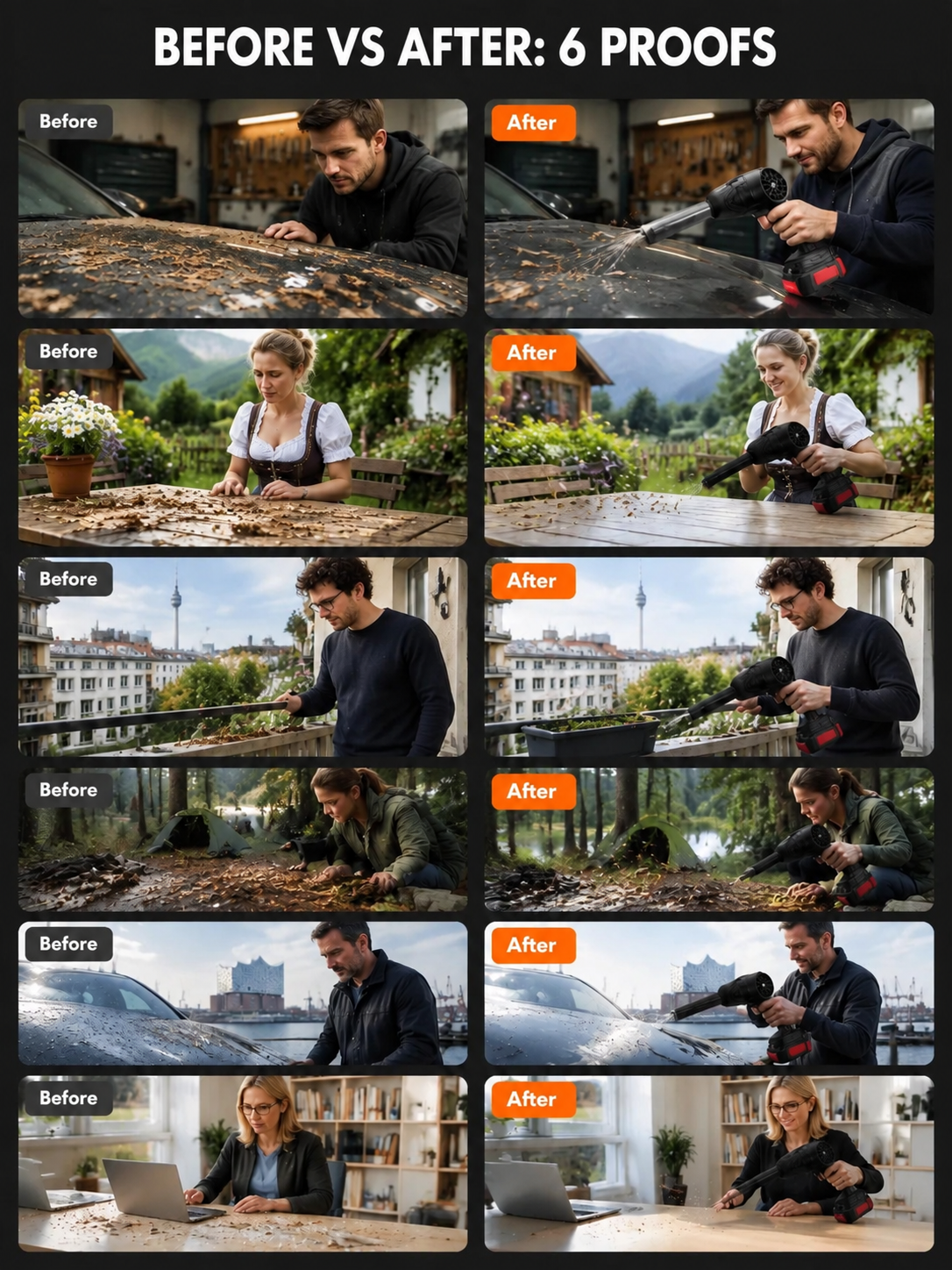 🔥Top-Angebot🔥 Handgeführter Turbo-Hochleistungsbläser