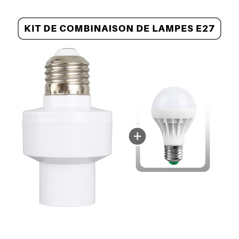 Lichtfassung mit Bewegungsmelder E27
