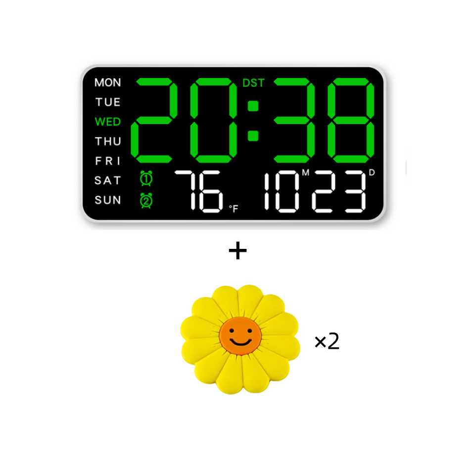 📢📢50 % RABATT!! ⏰Multifunktionale dekorative LED-Digitalwanduhr, die grenzenlose Digitaluhr für das moderne norwegische Zuhause