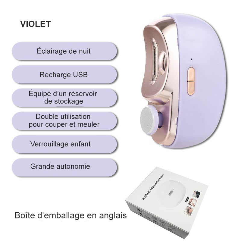 ✨2-in-1 Elektrischer Nagelknipser & Polierer💅 Superleicht & mühelos