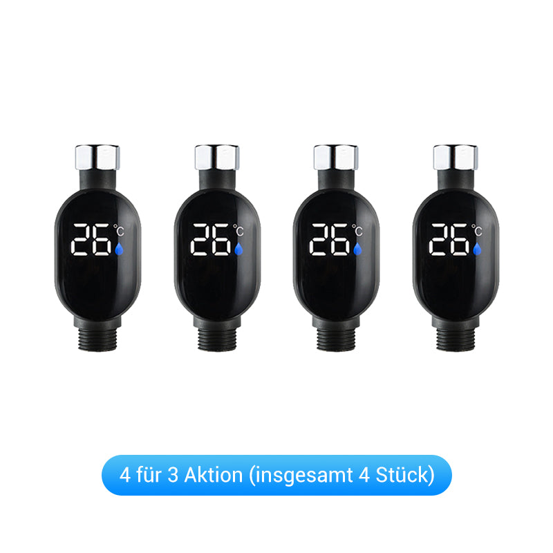 💧 Duschthermometer 🌡️ Schluss mit Raten - Sofortige Temperatur! 🚿