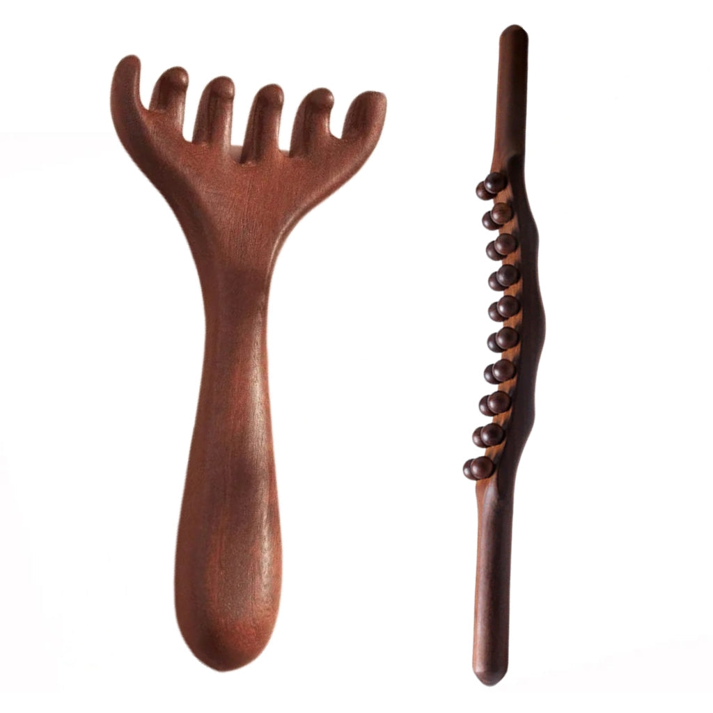 🎁2025 Neues Design🥰Lymphmassagestab aus Holz