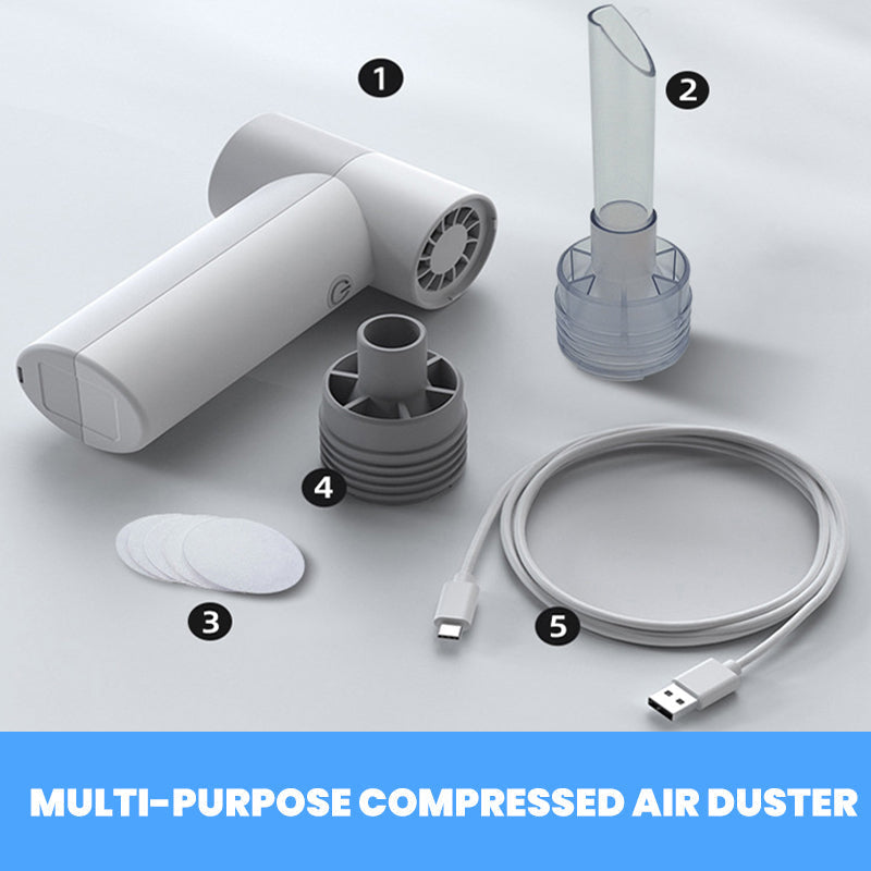 Mehrzweck-Handstaubgerät mit Druckluft