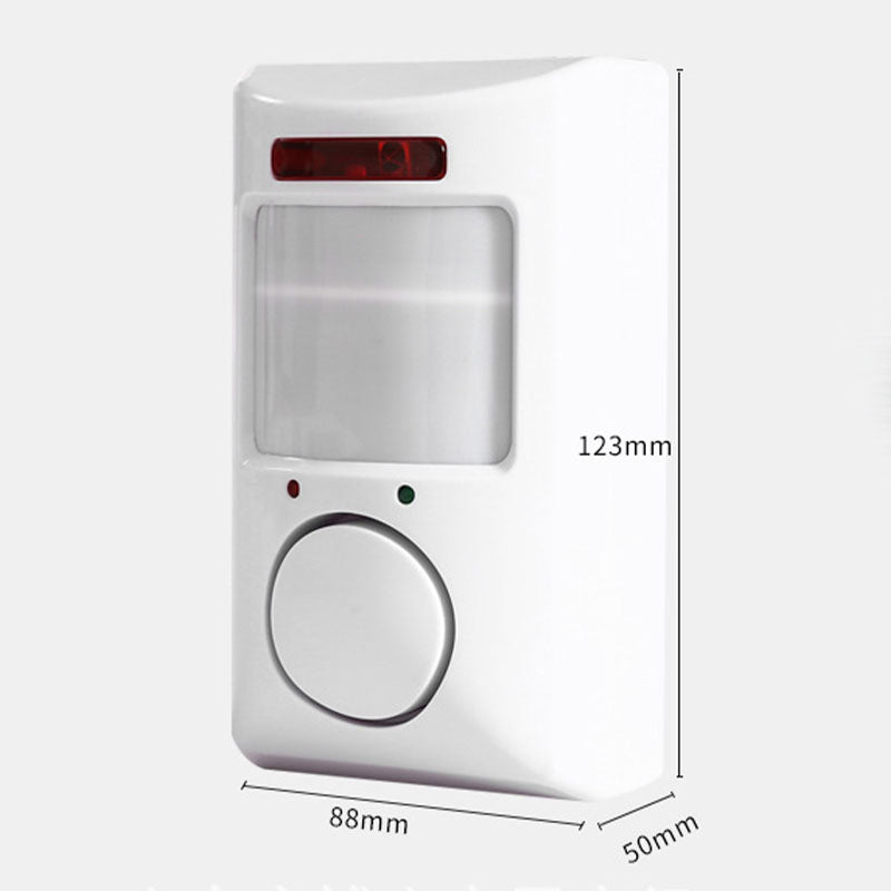 Bewegungsmelder-Infrarotalarm mit 2PCS Fernbedienungen