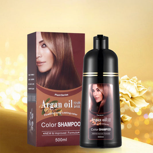 2-in-1-Haarfärbemittel & Shampoo mit langer Haltbarkeit