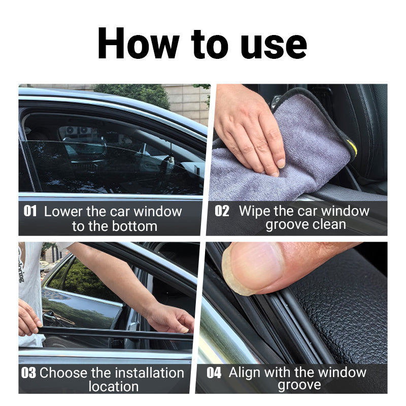 Multifunktionale Auto-Seitenscheibenwischer