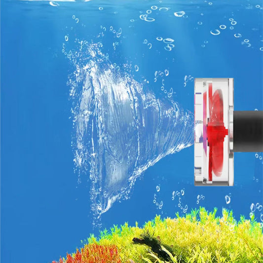 Selbstdrehender 4-Blatt-Lüfter für Aquariumauslauf