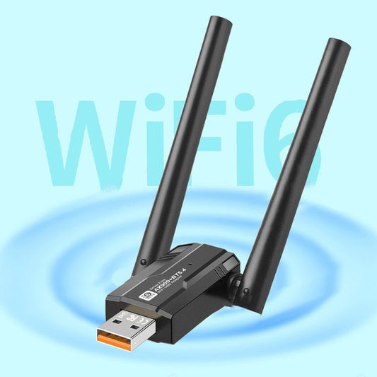 Wi-Fi 6 USB Wireless Adapter mit zwei Antennen