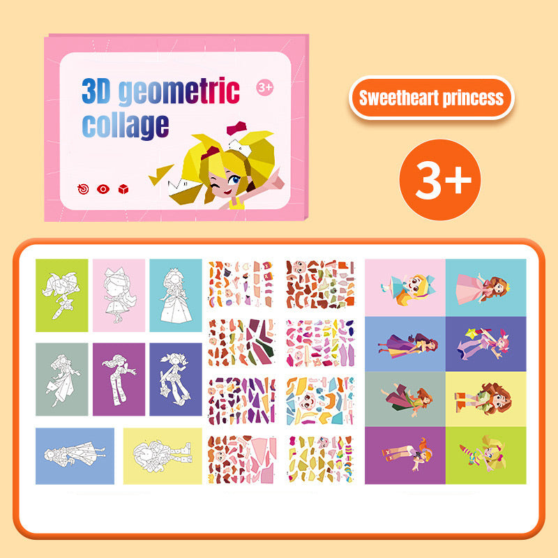 Puzzle-Stickerbücher Set für Kinder