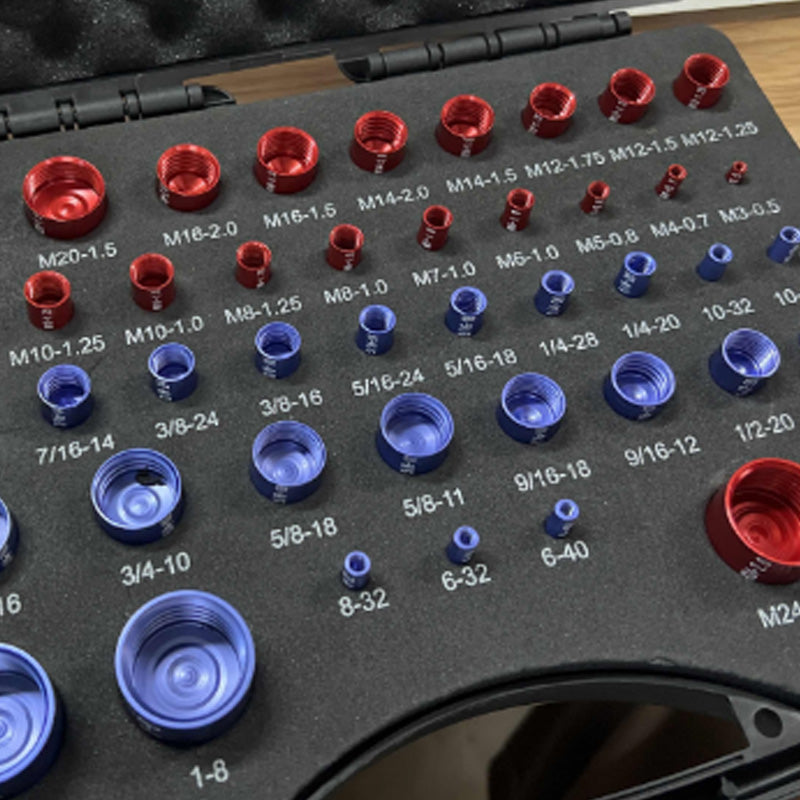 đąđą55 % RABATT !! â°44-tlg. Legierungs-GewindeprĂŒfer â FĂŒr prĂ€zise PrĂŒfung von Schrauben, Muttern & Gewindebohrungen â Metrisch & Zoll