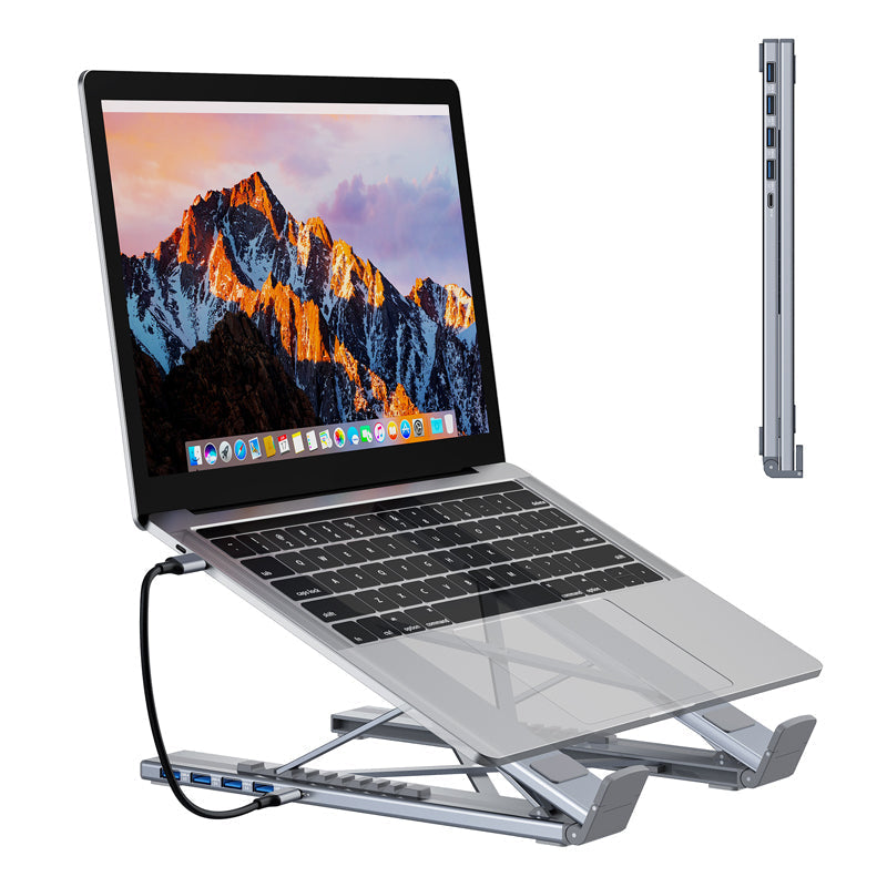 đ„Limited Time Promotion 58% OFFđ„Limited-time offer-USB-C Docking Station Laptop Stand with 4K HDMI