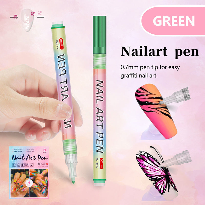 🎁Weihnachtsgeschenk🎄Professionelles Nagelkunst-Stiftset mit 12 Farben