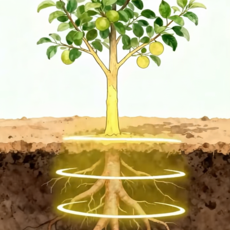 Dünger mit kontrollierter Freisetzung für Obst