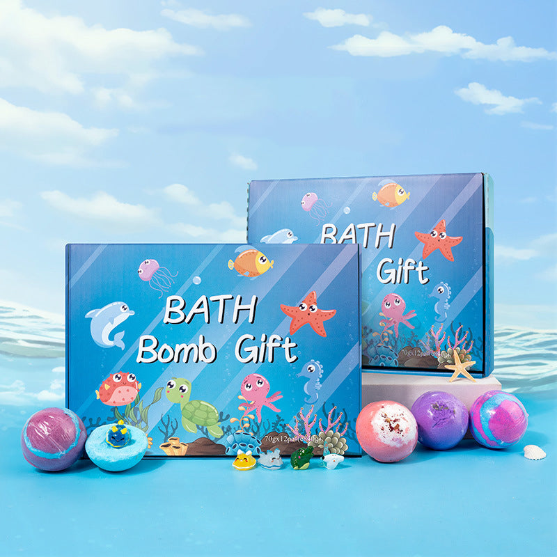 12-teiliges Badebomben-Geschenkset für Kinder