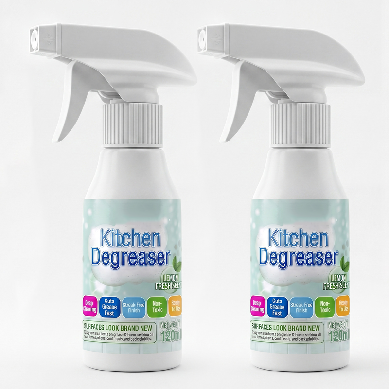 Hochwirksames Entfettungsspray für die Küche