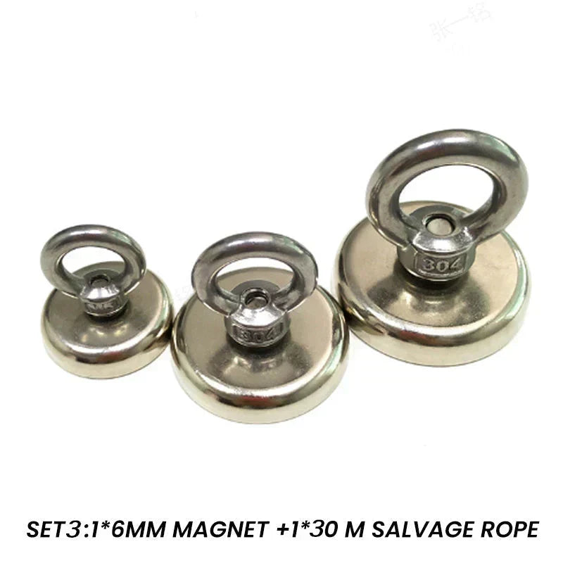 🧲 JETZT 50 % RABATT! ⚓ Magnet-Set für die Bergung aus tiefen Gewässern – Starke Anziehungskraft, rostbeständig und langlebig – Perfekt für die Schatzsuche und Bergung unter Wasser 💰