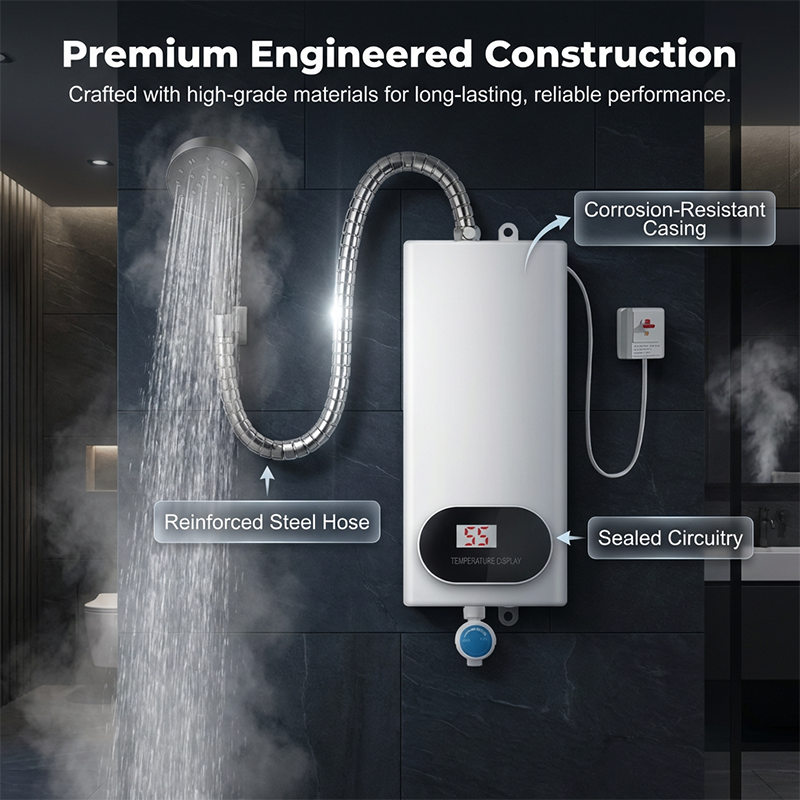 ✨50 % RABATT✨🔥 Kompakter elektrischer Durchlauferhitzer – Schnell, sicher und platzsparend – Perfekt für Küche, Bad und unterwegs ✨