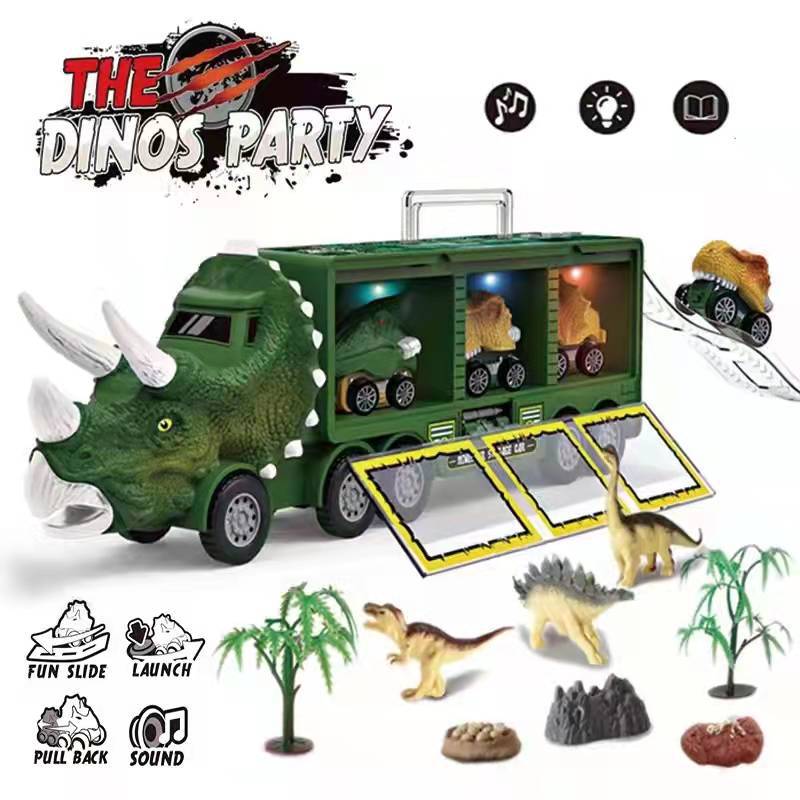 đŠâ° VORĂBERGEHEND 50 % RABATT â Dinosaurier-Musical-Transporter | Dinosaurier transportieren, spielen und Musik entdecken