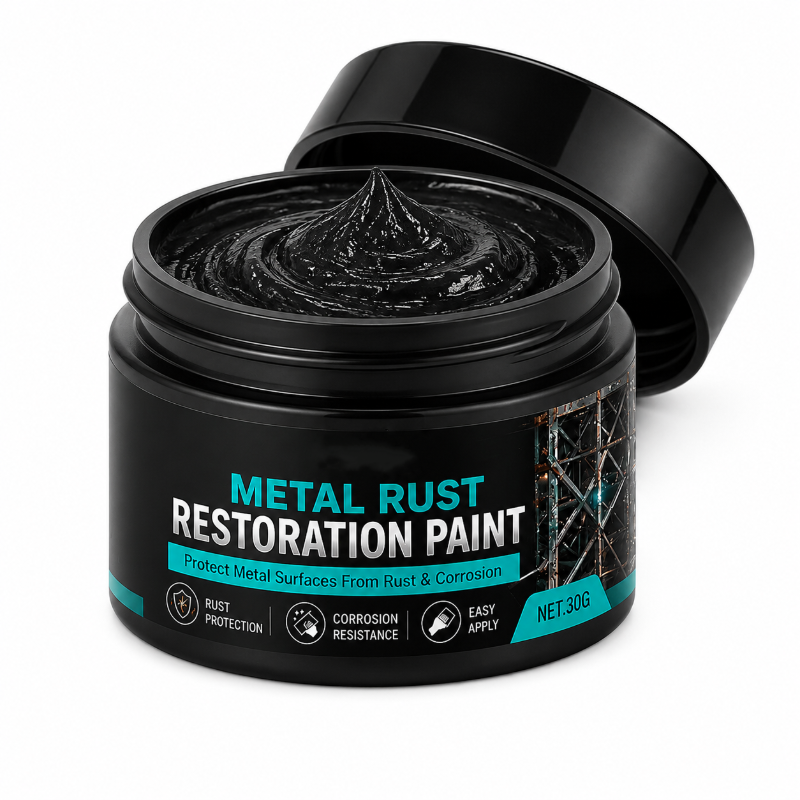 🔧🏠 50 % RABATT! Schwarze Reparaturpaste zum Rostschutz für Metall – Saniert verrostete Tore, Geländer und Werkzeuge. Bildet eine Schutzschicht – kein Austausch erforderlich! 🛡️✨