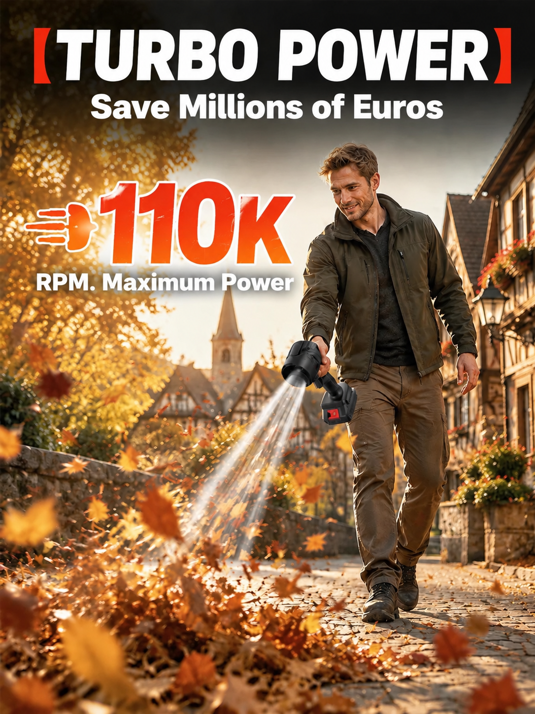 🔥Top-Angebot🔥 Handgeführter Turbo-Hochleistungsbläser