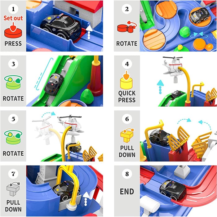 💥Das beste Geschenk💥City Adventure Rescue – Lernspielzeug für Kleinkinder