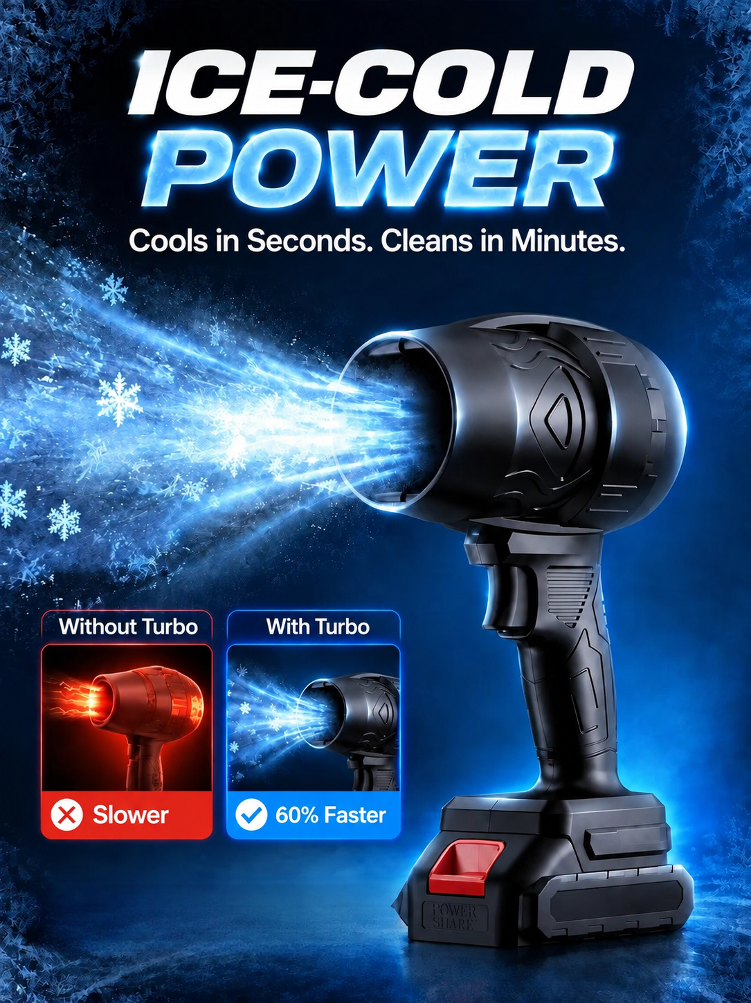 🔥Top-Angebot🔥 Handgeführter Turbo-Hochleistungsbläser