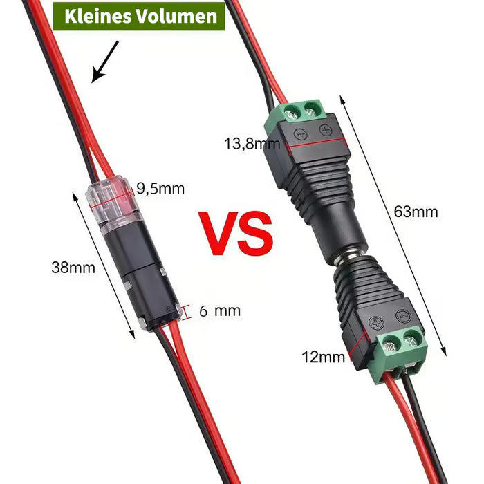 💘 Valentinstagsangebot: 50% Rabatt! 🔌 Doppeldraht-Steckverbinder mit Verriegelungsklip – Sicher & Schnell verbinden in 70% weniger Zeit!
