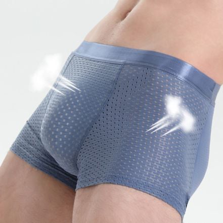 🔥2 KAUFEN, 1 GRATIS(3 Stück in den Warenkorb legen)🔥Nylon-Eis-Seide Atmungsaktive Herrenunterwäsche