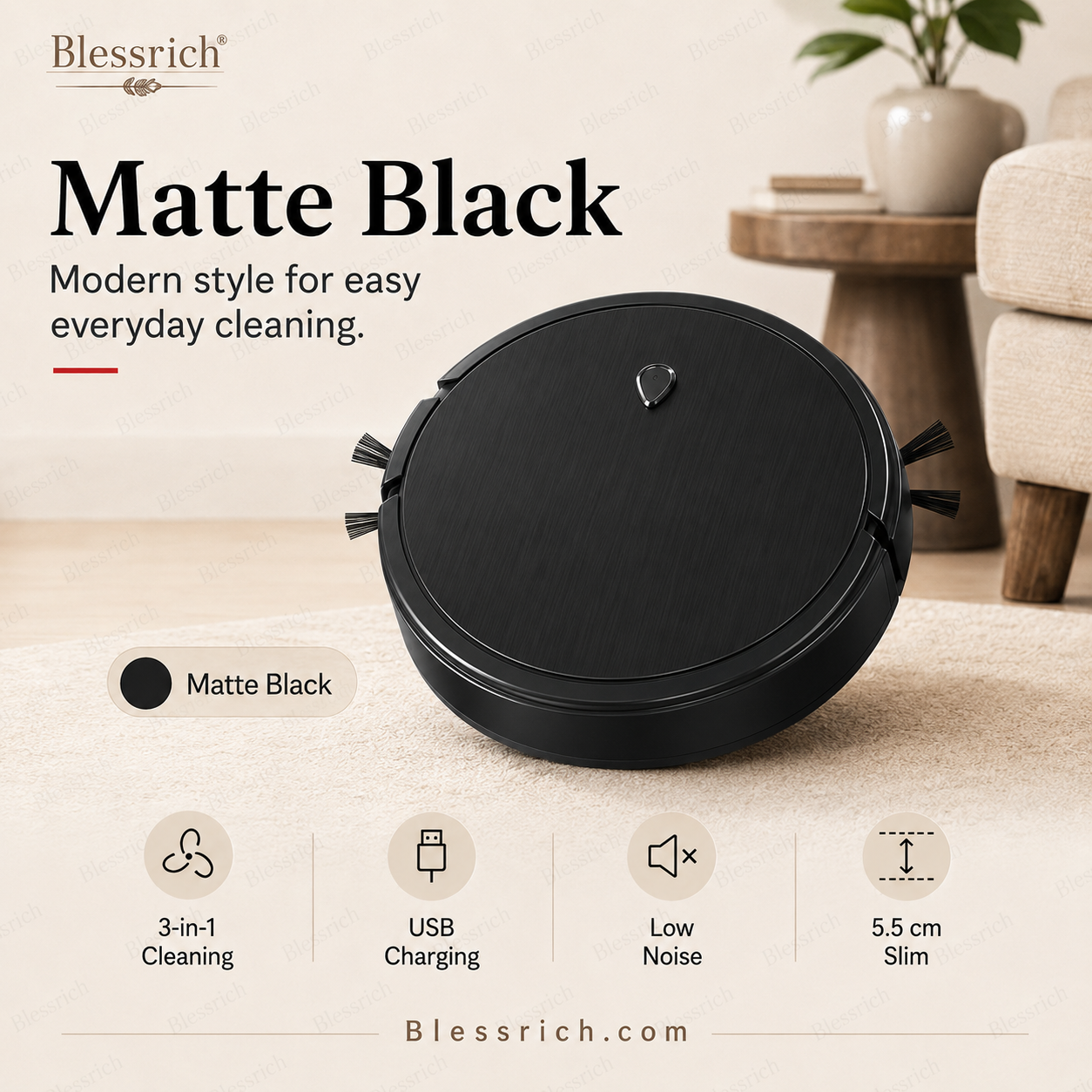 SmartSweep™ 3-in-1-Roboterstaubsauger