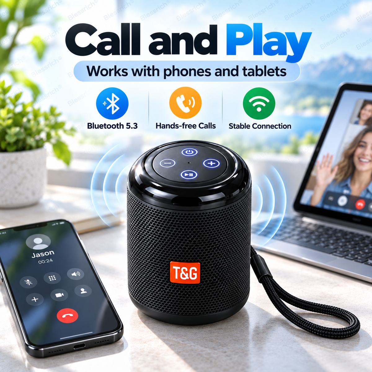 🥳 2026 HOT SALE 🔥 50 % RABATT! Tragbarer Bluetooth-Lautsprecher – Bluetooth 5.3, 5 W klarer Klang, Wiedergabe über TF-Karte und USB, Freisprechanrufe. Kompakt, leicht und einfach zu transportieren. Großartiger Klang überall! 🎶🔊