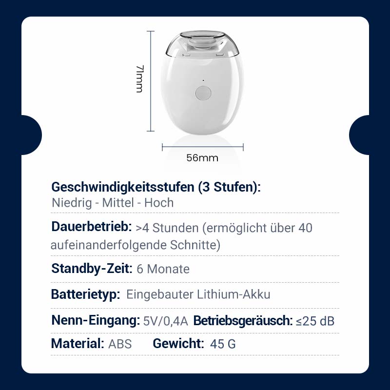 Universelle automatische Nagelfeile für Erwachsene und Kinder