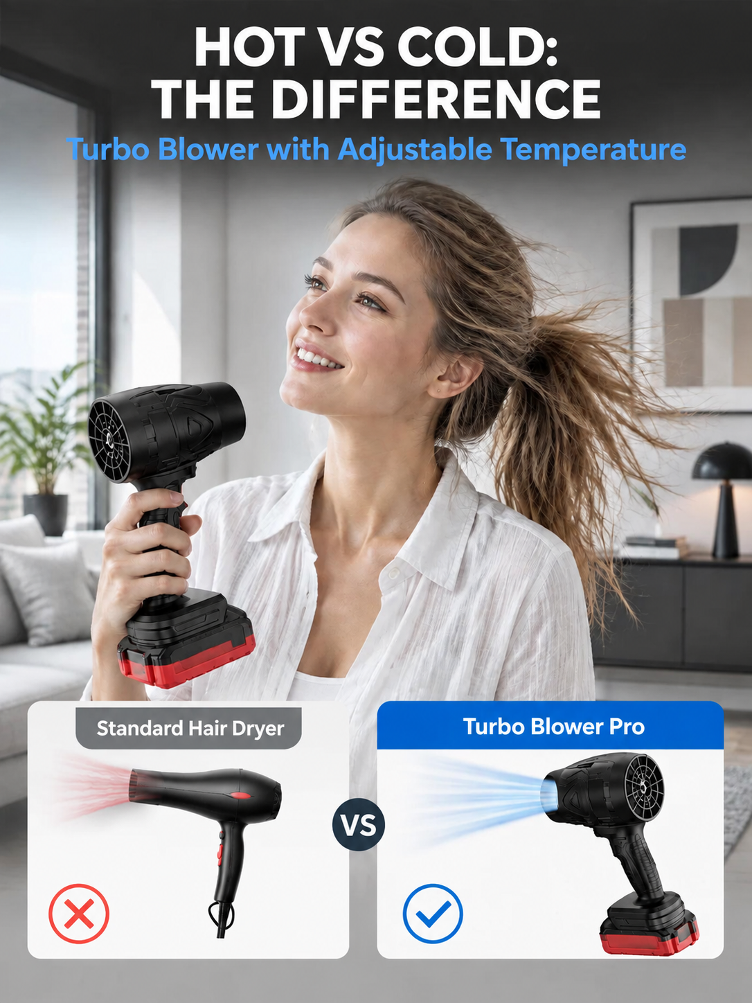 🔥Top-Angebot🔥 Handgeführter Turbo-Hochleistungsbläser