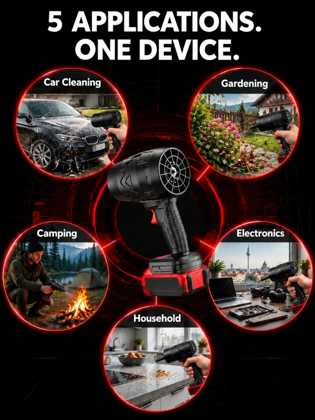 🔥Top-Angebot🔥 Handgeführter Turbo-Hochleistungsbläser