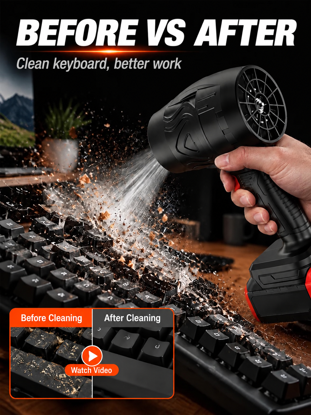 🔥Top-Angebot🔥 Handgeführter Turbo-Hochleistungsbläser