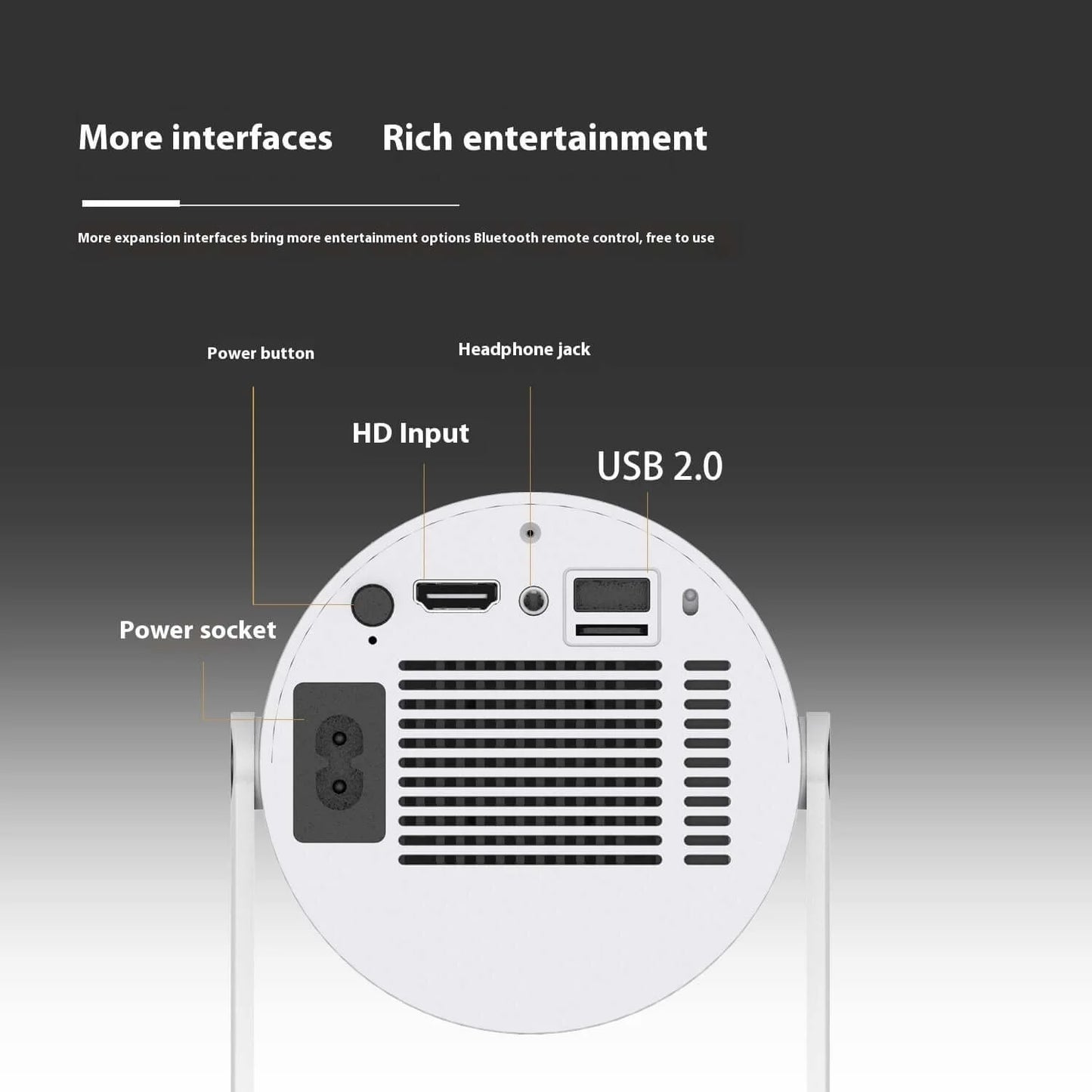 Votre centre de divertissement tout-en-un ! 🎮 Films, séries, jeux : profitez de tout cela en haute définition 1080p avec une connexion Wi-Fi fluide. Idéal pour toutes les activités en famille ! 📺✨