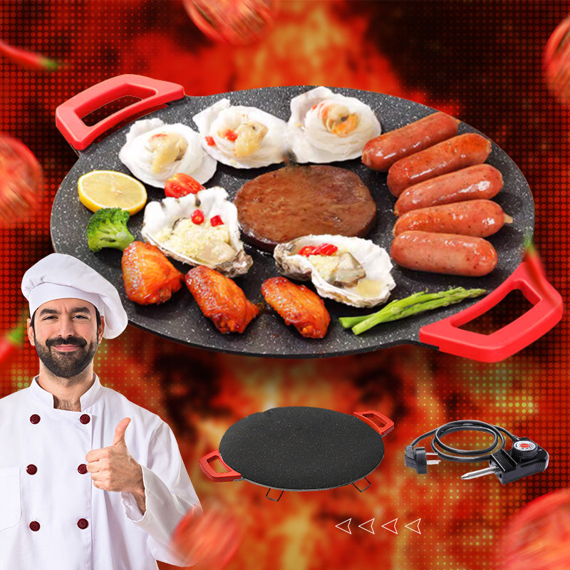 🍳Multifunktionale Antihaft-Bratpfanne Medizinische Stein-Grillpfanne