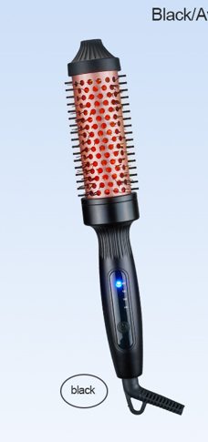🎄Weihnachtsausverkauf – Bis zu 50 % Rabatt💇‍♀️Refuse collapse Weicher Stylingkamm Thermobürste mit negativen Ionen