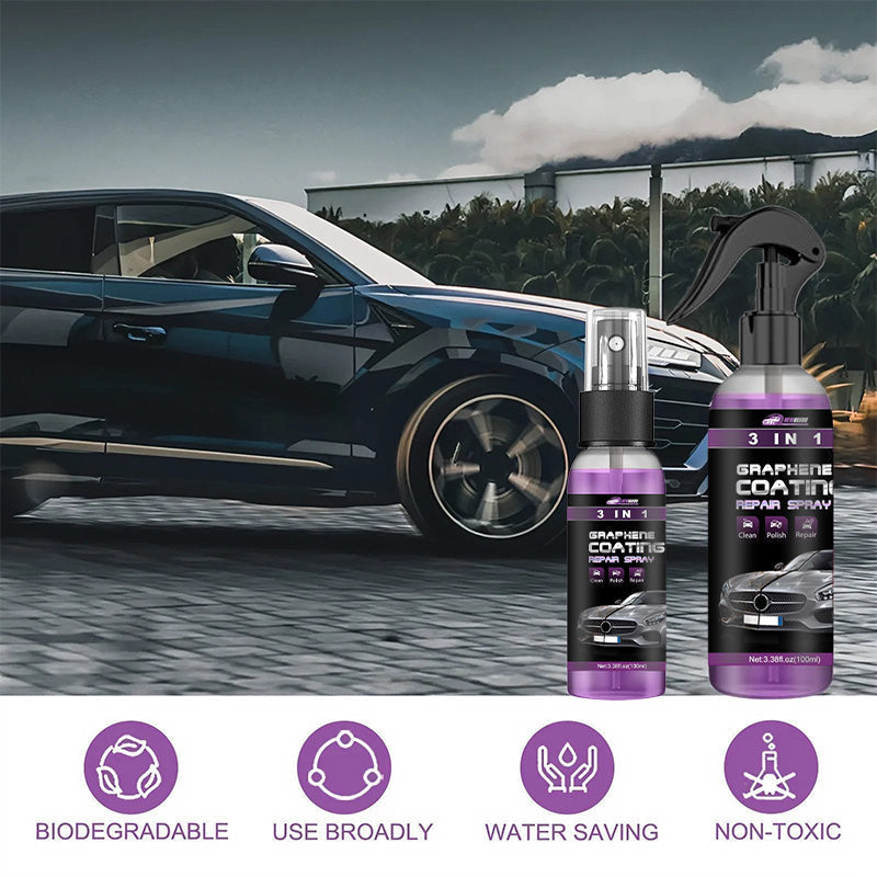 🔥Kaufen Sie 2 und erhalten Sie 3 gratis🔥 3-IN-1 Hoher Schutz Schnelles Auto-Beschichtung Spray