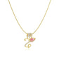 💖 LETZTER TAG – 57 % RABATT ✨ 3-lagige Anhänger-Halsketten mit Initialen A-Z 🎀 | Personalisiert & elegant