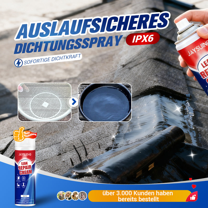 Wasserdichtes Dichtmittel Spray – Sofortige Abdichtung bei Rissen und Löchern | Für Dach, Rohre, Fugen u.v.m.🛠️⚡