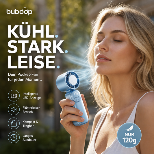 🌬️✨ 56 % Rabatt! Tragbare Mini-Handventilatoren mit präziser Geschwindigkeitsregelung, LED-Anzeige, handlichem Design und langer Akkulaufzeit – ideal für Reisen, Sommer, Konzerte und Pendelfahrten.
