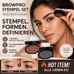 ✨ 1 kaufen, 1 gratis! 🖌️ Augenbrauen-Stempelset mit Applikator, wasserfest, bis zu 24 Std. Halt