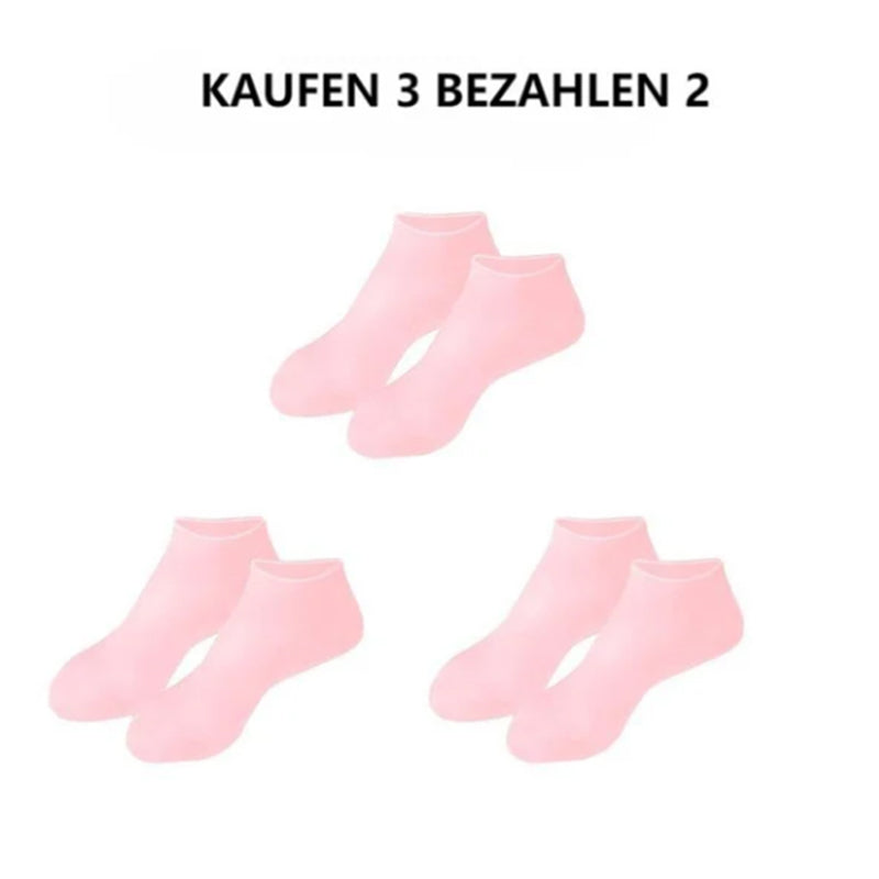 Ideales Geschenk -  Feuchtigkeitsspendende Socken aus Silikon