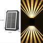 Wasserdichter 4-LED-Solar-Wandstrahler für den Außenbereich