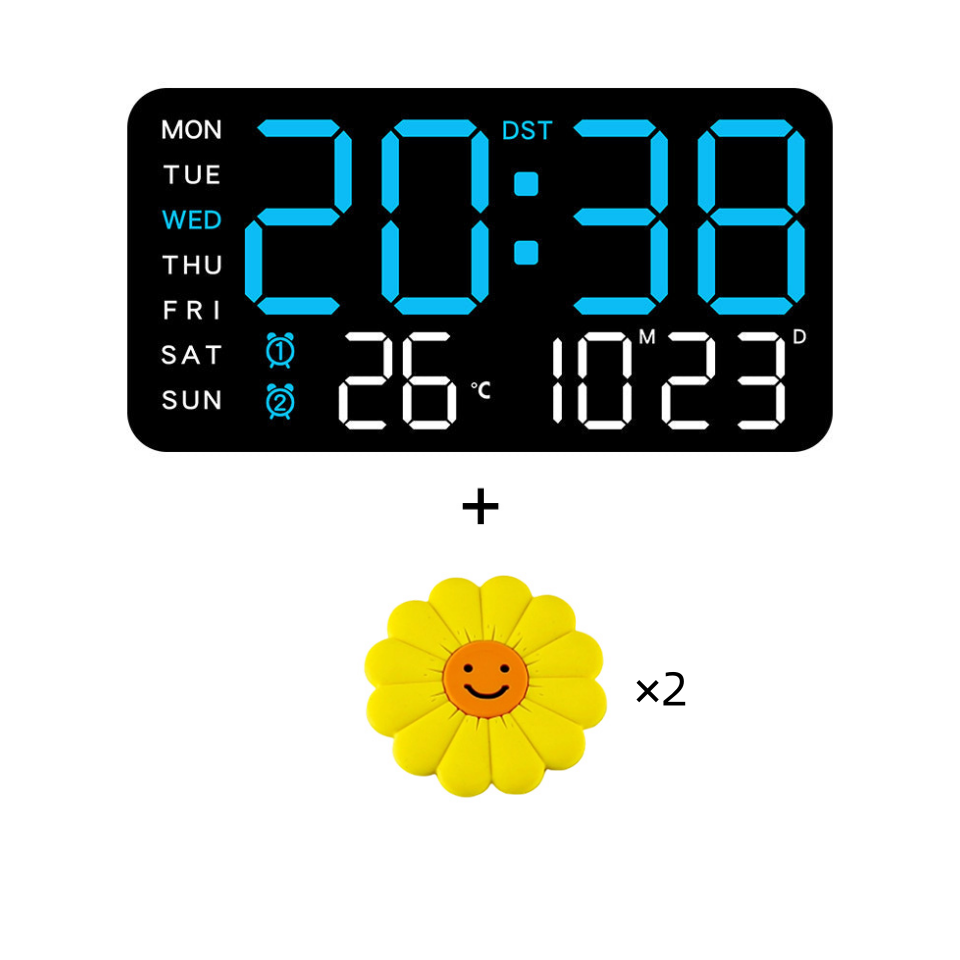 📢📢50 % RABATT!! ⏰Multifunktionale dekorative LED-Digitalwanduhr, die grenzenlose Digitaluhr für das moderne norwegische Zuhause