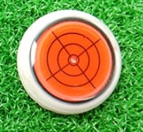 🔥Sommer-Hot-Sale 44% Rabatt🔥(Golftrainer) Golfball-Marker Runde Kappe Clip Mark mit Level Funktion