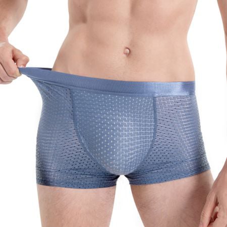 🔥2 KAUFEN, 1 GRATIS(3 Stück in den Warenkorb legen)🔥Nylon-Eis-Seide Atmungsaktive Herrenunterwäsche