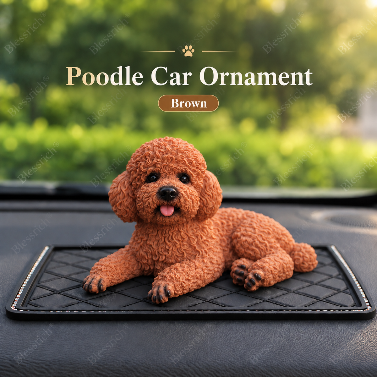 Pudel-Auto-Anhänger – Die süßeste Aufwertung für das Armaturenbrett 🐶✨